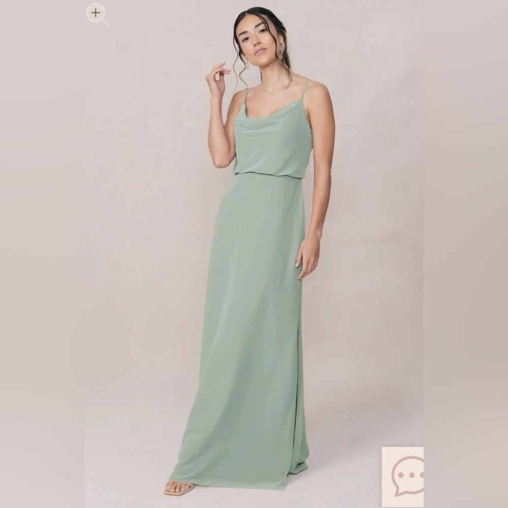 Skye Chiffon Dress - Sage 908